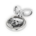 Petal Silver Etched Pendant