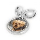 Petal Silver Photo Pendant