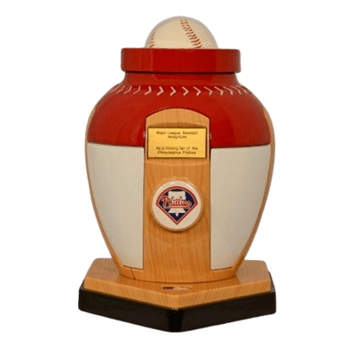 Philadelphia Phillies Baseball Cremation Urn