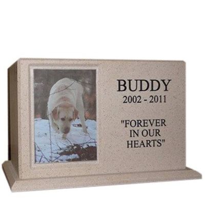 Photo Stone Pet Urn