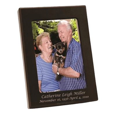 Picture Wood Keepsake Cremation Urn