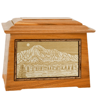 Pikes Peak Mahogany Aristocrat Cremation Urn