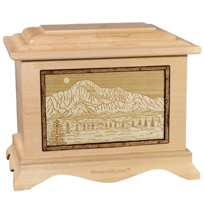 Pikes Peak Maple Cremation Urn