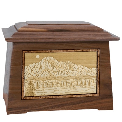 Pikes Peak Walnut Aristocrat Cremation Urn