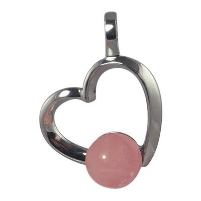 Pink Amore Cremation Ash Pendant