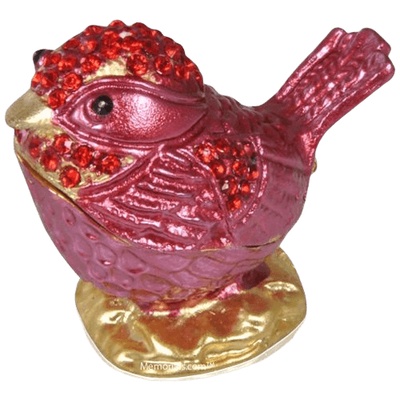 Pink Bird Keepsake Urn