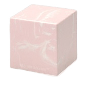 Pink Cube Keepsake Cremation Urn