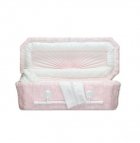 Pink Deluxe Mini Child Casket