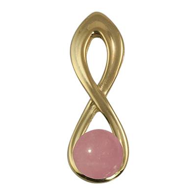 Pink Eternity Cremation Ash Pendant