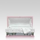 Pink Metal Pet Caskets