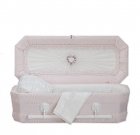 Pink Ray Mini Child Casket