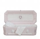 Pink Ray Small Child Casket
