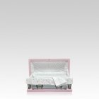 Pink Small Metal Pet Casket