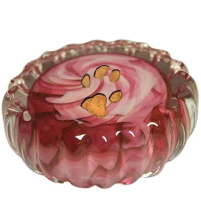 Pink Swirl Pet Keepsake Urn