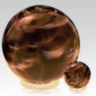 Plum Orb Glass Pet Urns