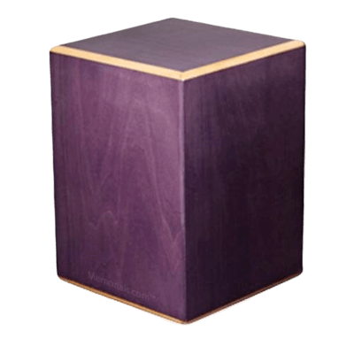 Plum Wood Cremation Urn