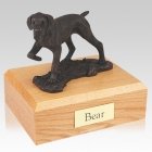Pointer Bronze Dog Urns