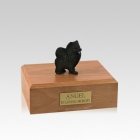 Pomeranian Black Small Dog Urn