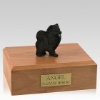 Pomeranian Black X Large Dog Urn