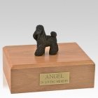 Poodle Black Standing Dog Urns