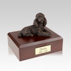 Poodle Bronze Medium Dog Urn