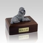 Poodle Gray Large Dog Urn