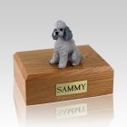 Poodle Grey Sport Cut Dog Urns