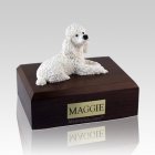 Poodle White Dog Urns