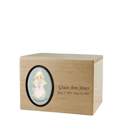 Precious Moments Blonde Girl Small Urn II