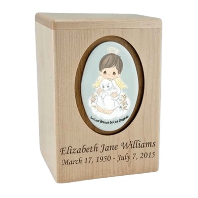 Precious Moments Hispanic Boy Child Urn