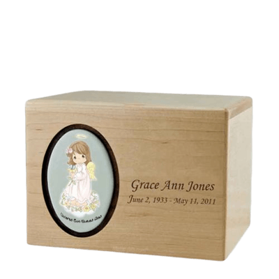 Precious Moments Hispanic Girl Urn