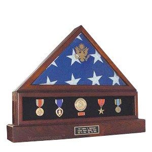 Presidential Combination Flag Display Case