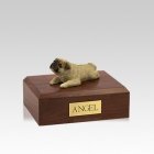 Pug Fawn Laying Small Dog Urn