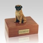 Pug Sitting Dog Urns