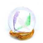 Purple & Green Swirl Medium Memory Glass Keepsake