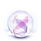 Purple & Pink Swirl Medium Memory Glass Keepsake