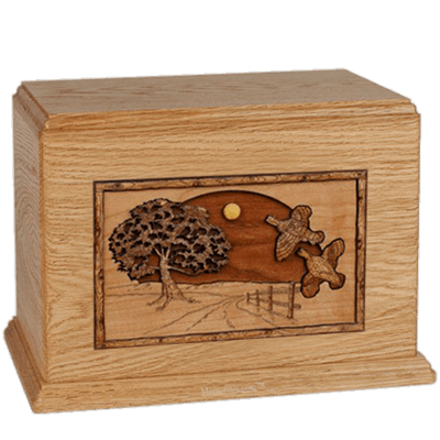 Quail Oak Companion Urn