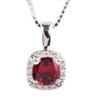 Radiant Garnet Keepsake Jewelry