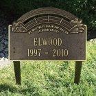 Rainbow Bridge Pet Memorial Plaque