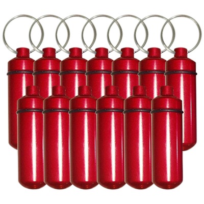 Red Cremation Discount Keychains