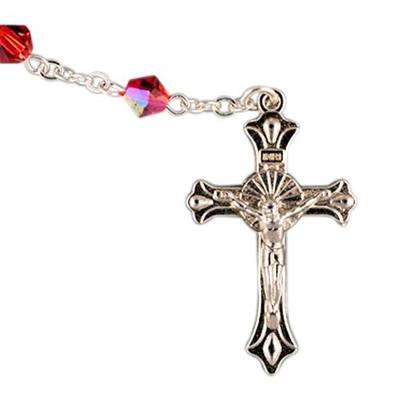 Red Crystal Rosary