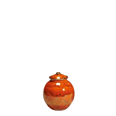 Red Dream Small Ceramic Urn