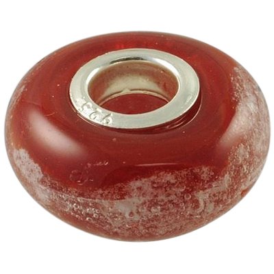 Red Elegance Cremation Ash Bead