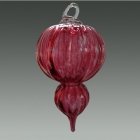 Red Glass Cremation Bauble