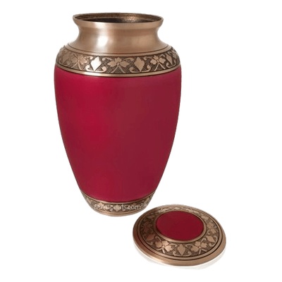 Red Vine Cremation Urn