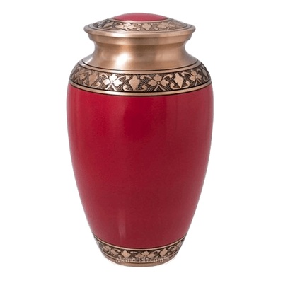Red Vine Cremation Urn