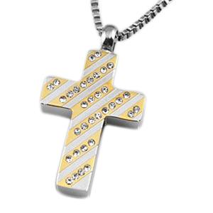 Regal Cross Cremation Jewelry