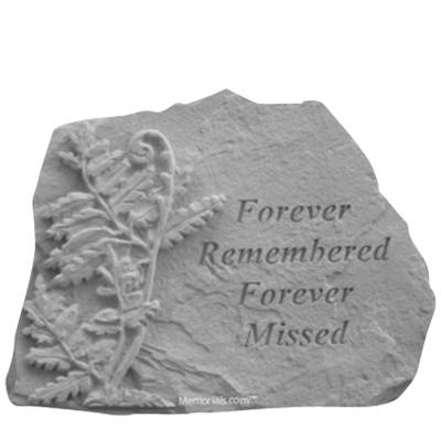 Remembered Fern Memorial Stone