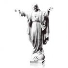 Rise Sacred Heart of Jesus Large Marble Statues