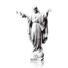 Rise Sacred Heart of Jesus Small Marble Statues